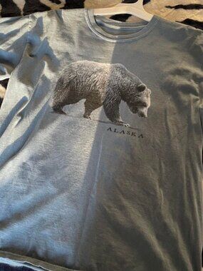 Women's Purple and Blue T-shirt